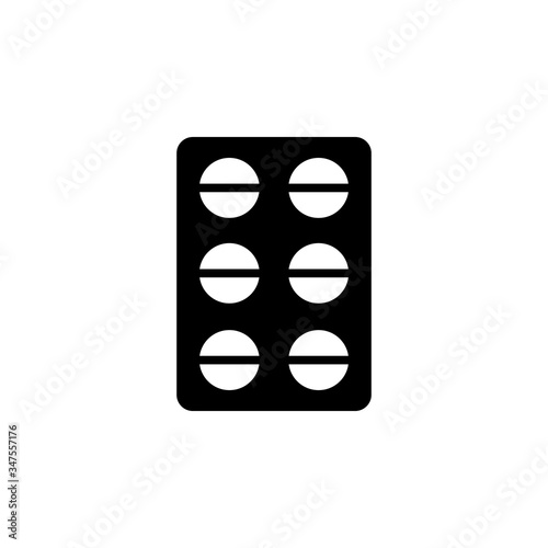 pill flat icon vector logo design trendy