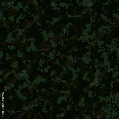 Full seamless military camouflage dark texture skin pattern vector for textile. Usable for Jacket Pants Shirt and Shorts. Dirty army camo masking design for hunting fabric print and wallpaper.