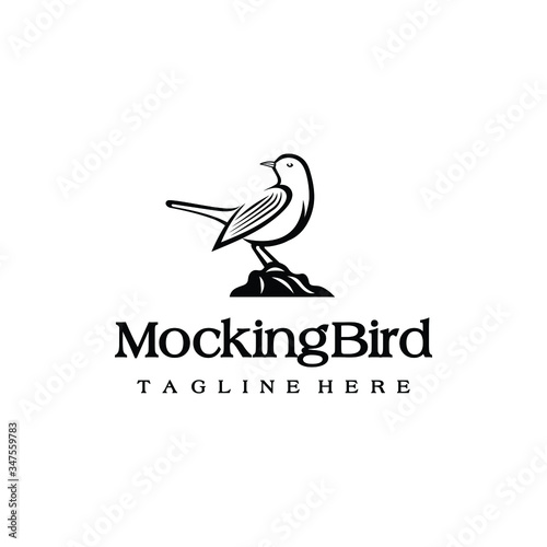 Obraz na płótnie Mockingbird logo design