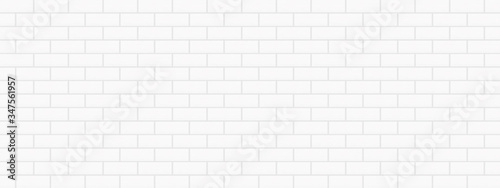 White brick wall background textures vector illustration graphic design pattern seamless 