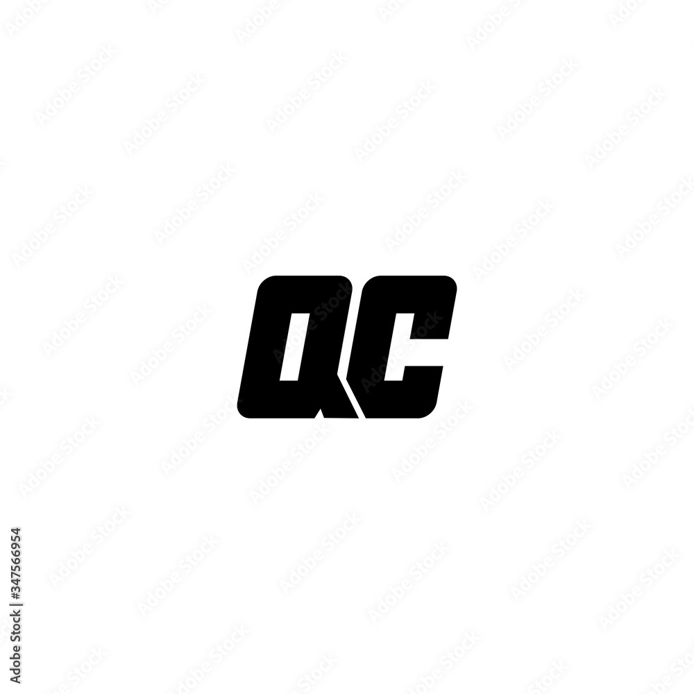 QC Q C Letter Logo Design Template QC Q C Letter Logo Design Template
