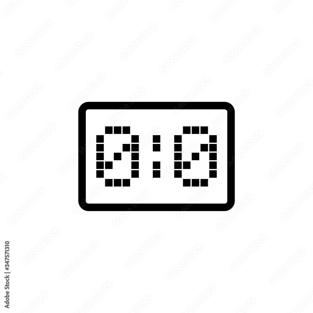 Simple Scoreboard icon on white background Simple Scoreboard icon on white background