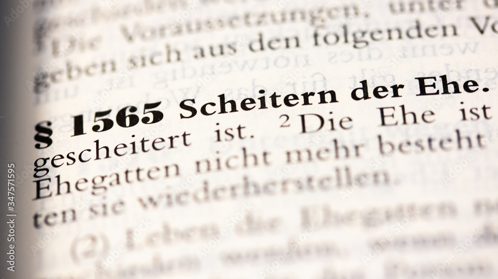 Scheitern der Ehe, Ehekrise in § 1565 BGB Scheitern der Ehe, Ehekrise in § 1565 BGB