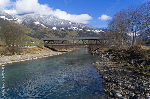 Wooden foot bridge