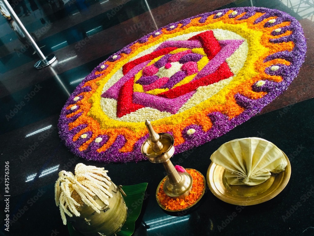Onam flowers, onam is Kerala’s most popular festival of Malayalam