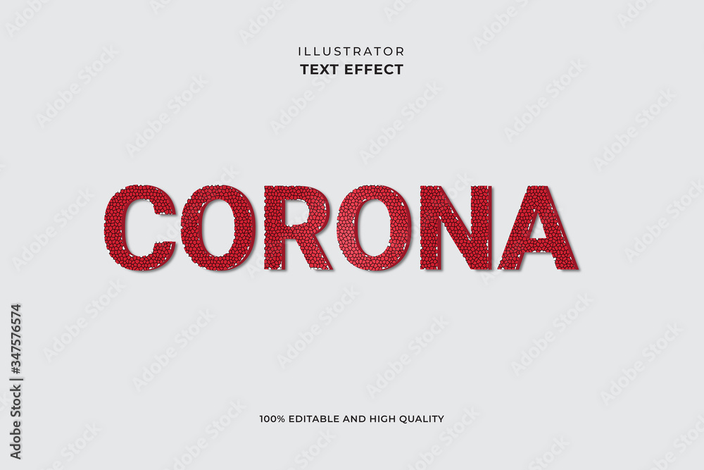 coronavirus text effect coronavirus text effect