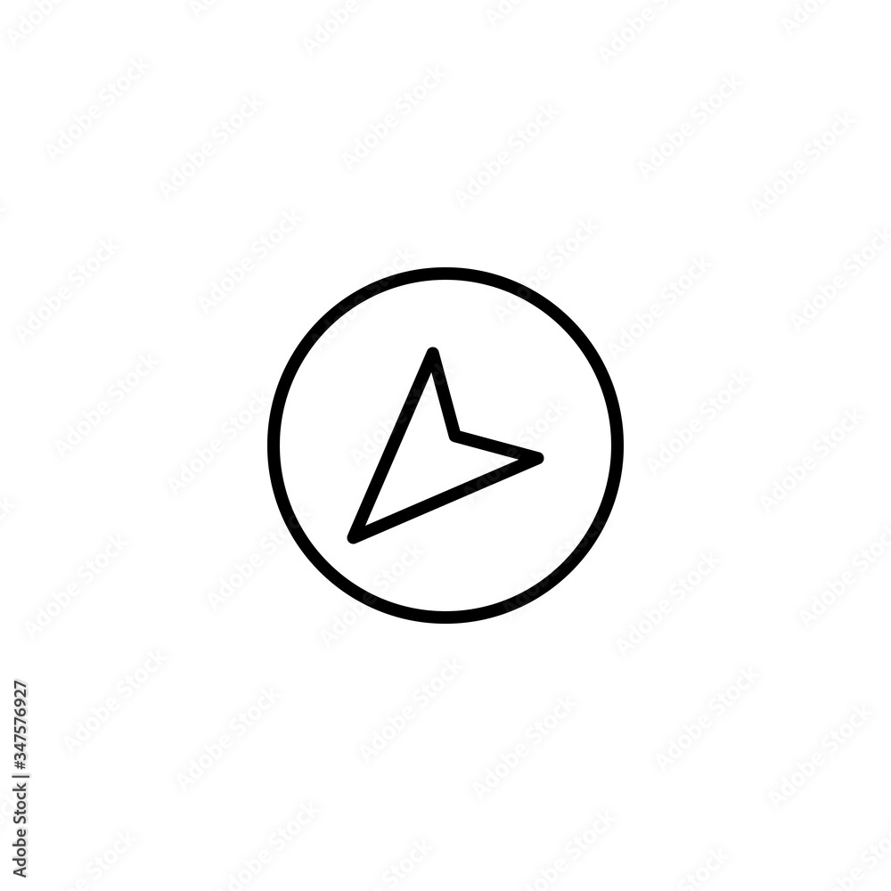 pinned location flat icon vector logo design trendy