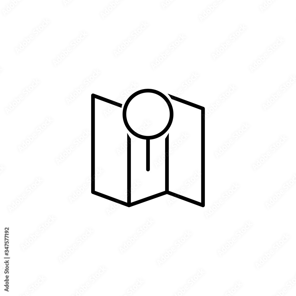 pinned location flat icon vector logo design trendy pinned location flat icon vector logo design trendy