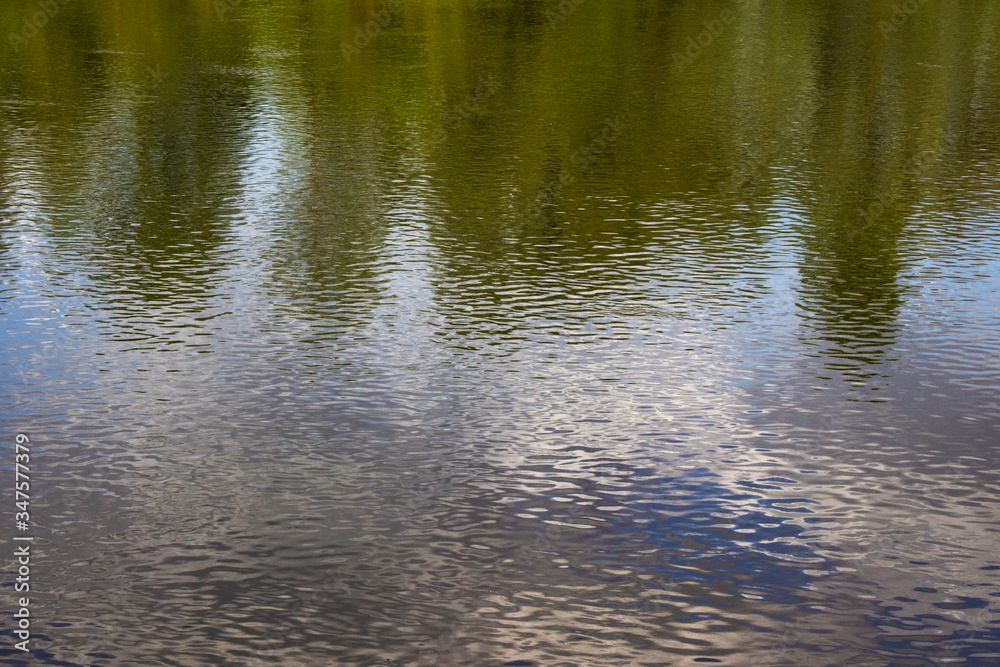 Beautiful water surface with a fast flow
Beautiful water surface with a fast flow