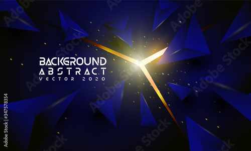Abstract Background, Explosion Power, Vector illustration