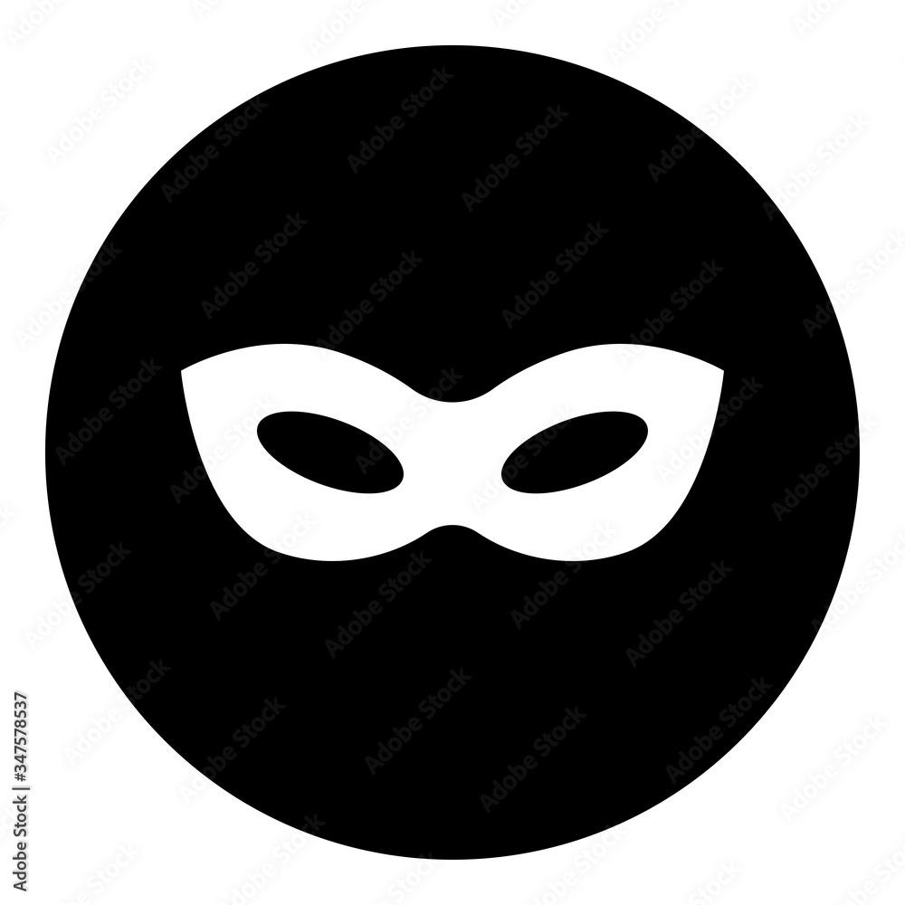 Mask simple icon. Flat desing Mask simple icon. Flat desing