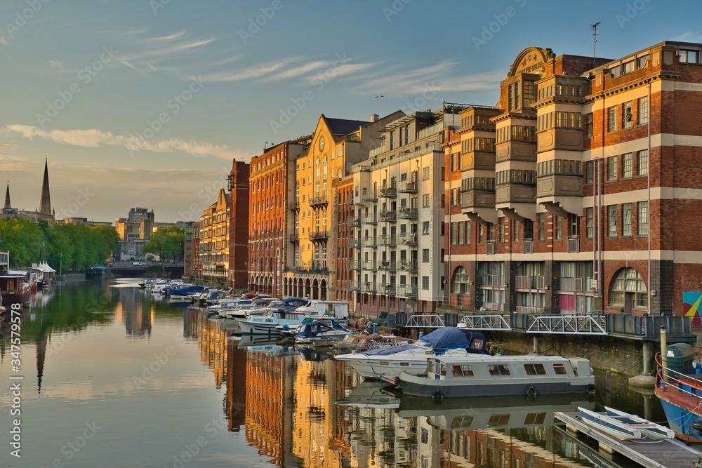 Quayside during the golden hour