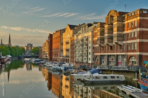 Quayside during the golden hour