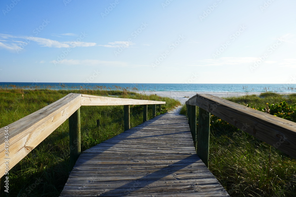 Woody Boardwalk to the beach Woody Boardwalk to the beach