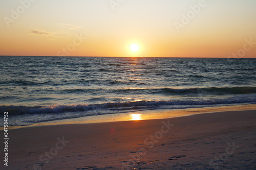 Sunset at the beach 