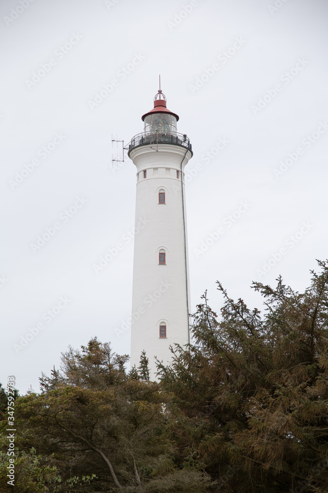The Lyngvig lighthouse in Denmark