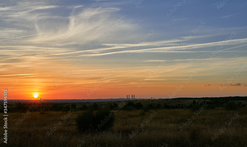 Madrid sunrise