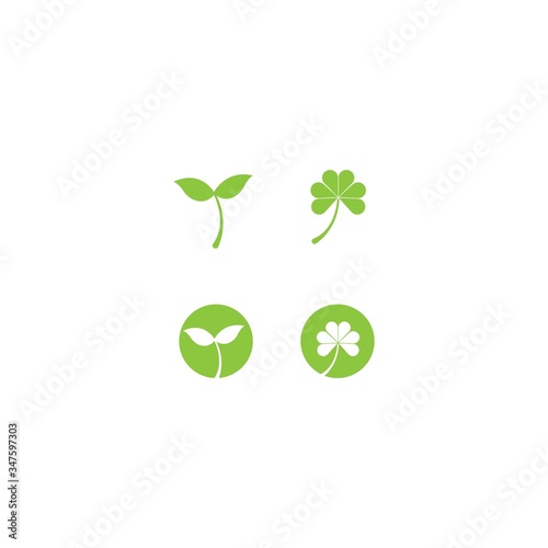 Tree leaf vector logo design, eco-friendly concept © feri