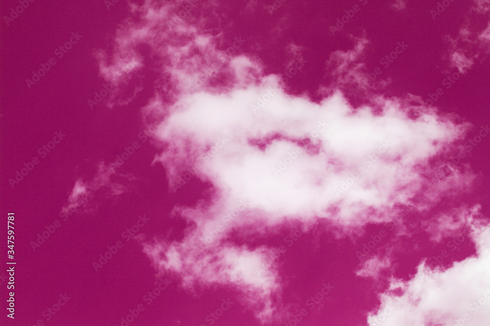 Nubes en tonos rosas 