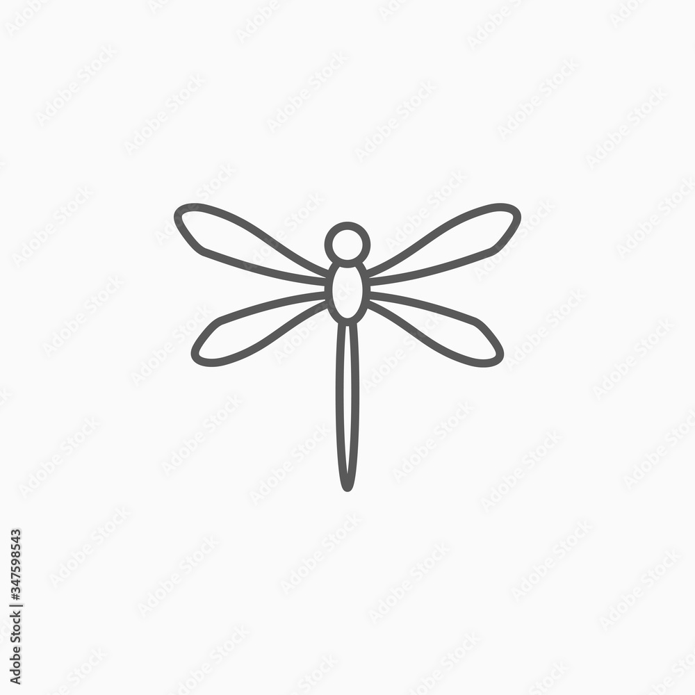 dragonfly icon, animal vector, insect illustration dragonfly icon, animal vector, insect illustration