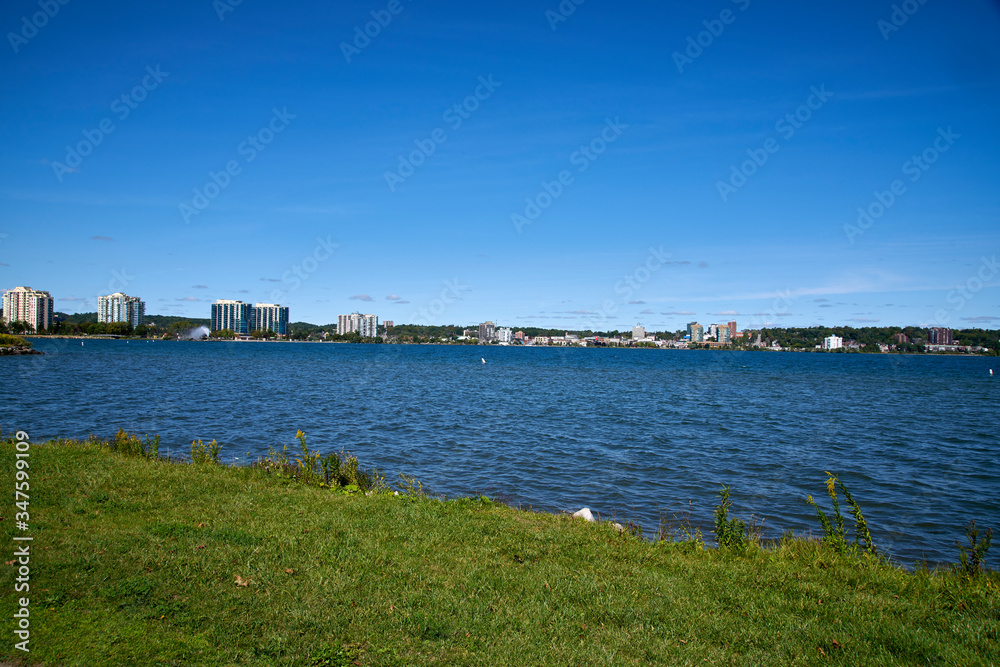 view of the river in the city