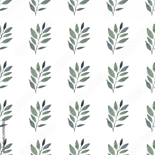 Spring seamless pattern with lily of the valley flowers.