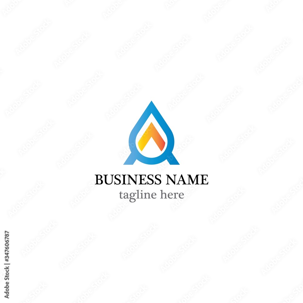 Drop letter logo template vector icon design Drop letter logo template vector icon design