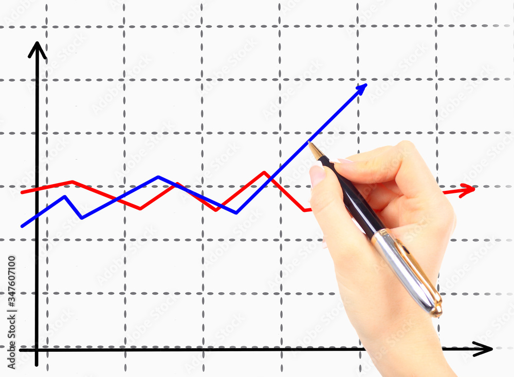 business woman drawing an organization chart on a white board business woman drawing an organization chart on a white board