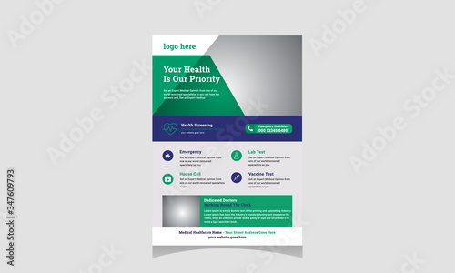 Medical Health care Flyer Template