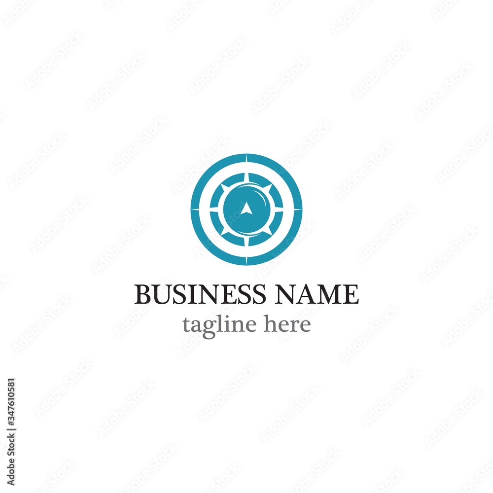 Compass logo template vector icon design Compass logo template vector icon design