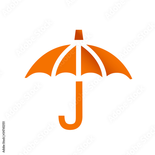umbrella flat icon vector design