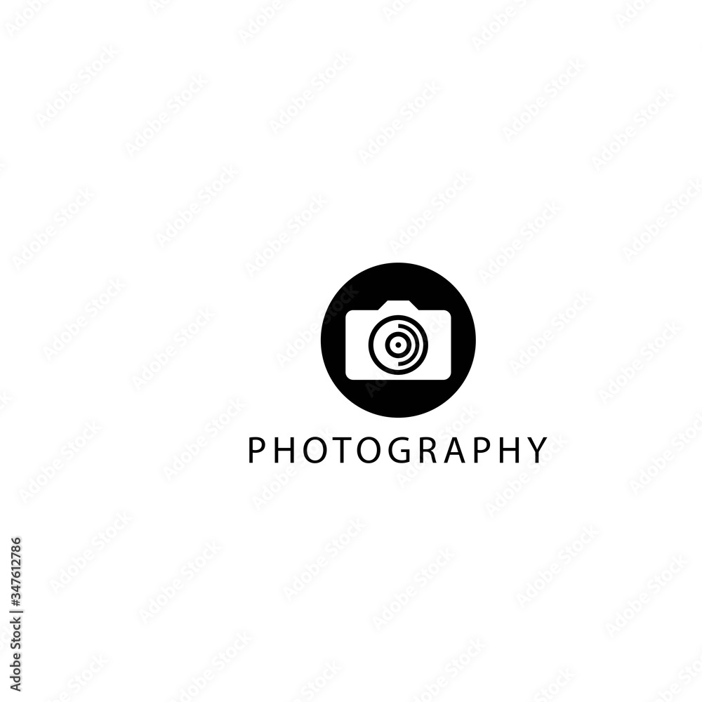 Camera photography icon vector logo design Camera photography icon vector logo design