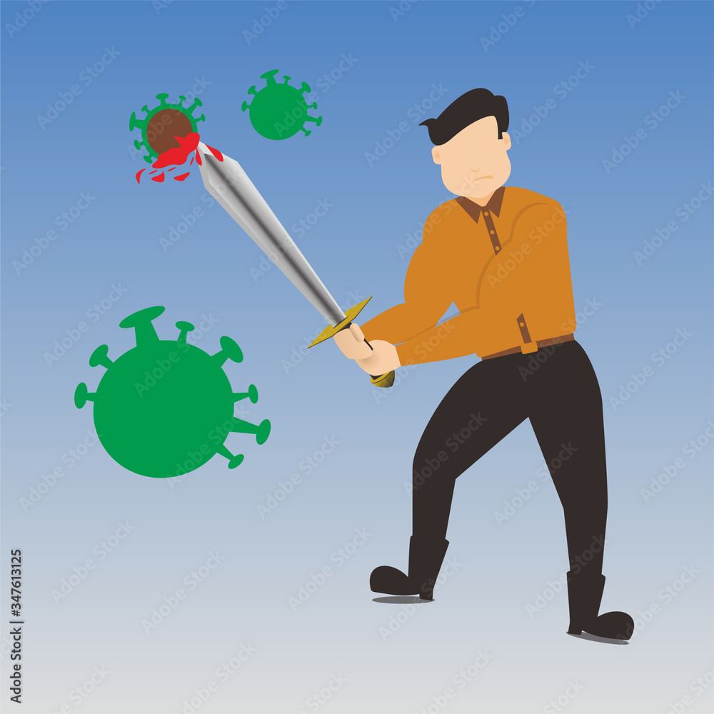 vector illustration of a design against corona virus
vector illustration of a design against corona virus