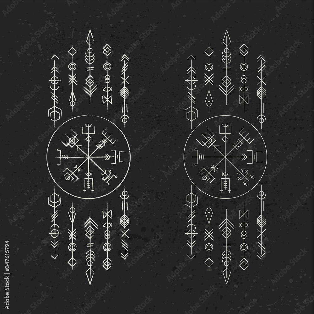 © longquattro - Dark runic symbols dreamer set © longquattro - Dark runic symbols dreamer set