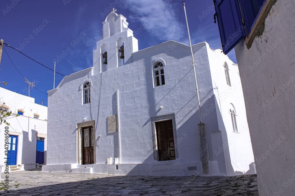 A small church on a Greek island