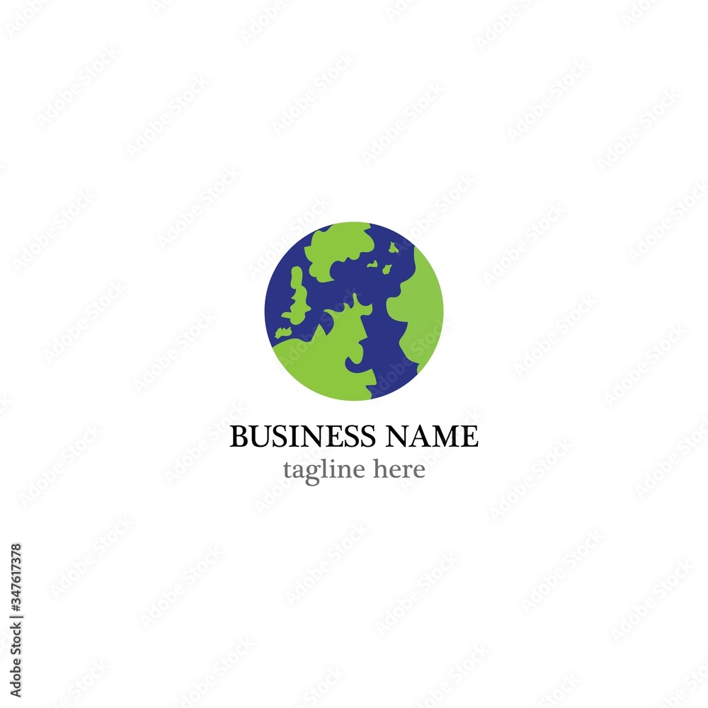World logo template