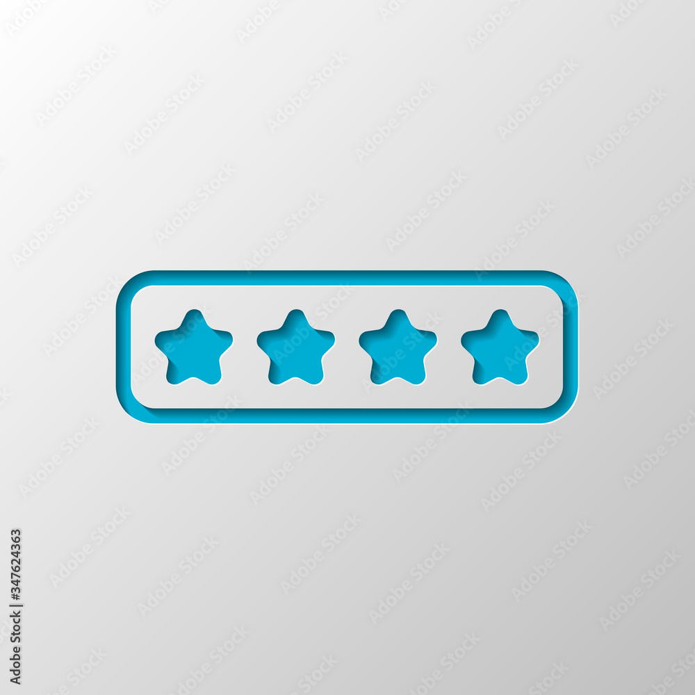Pin code interface. Simple icon. Paper design. Cutted symbol wit Pin code interface. Simple icon. Paper design. Cutted symbol wit