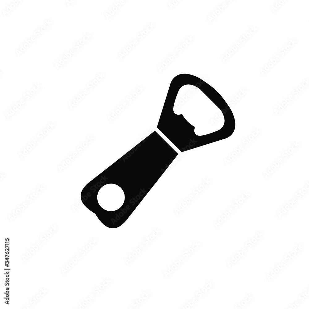 Bottle opener icon template Bottle opener icon template