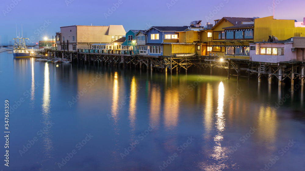 Old Fisherman's Wharf. Monterey, California, USA.

