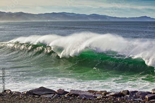 Big waves at Euskadi