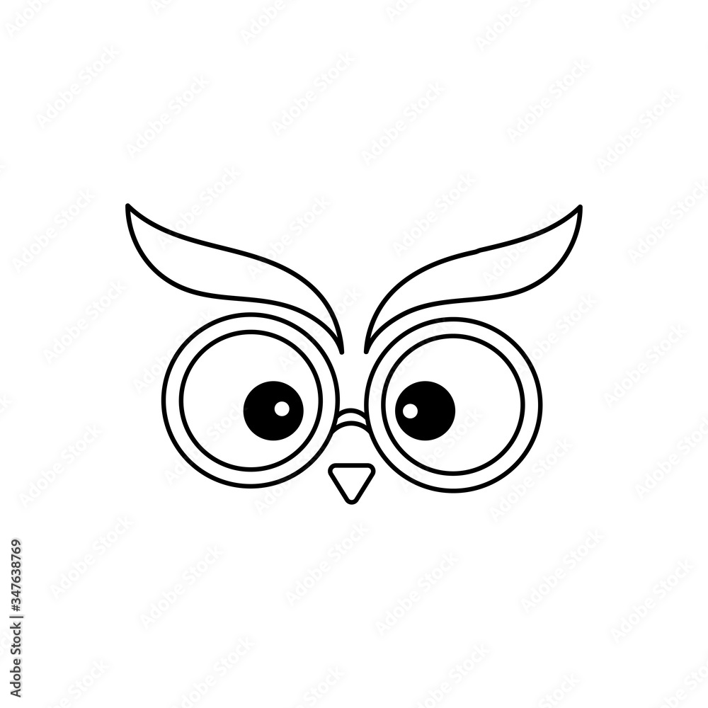 Fototapeta premium Business corporate owl logo design vector. Wise logo vector template.
