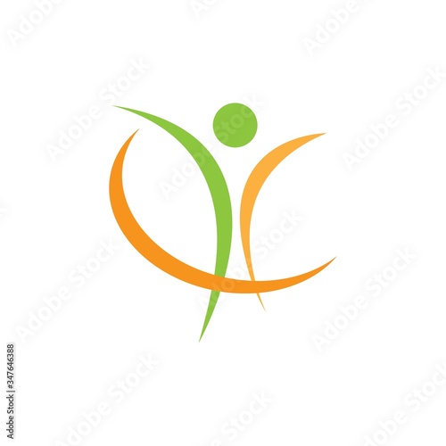 health people illustration logo vector