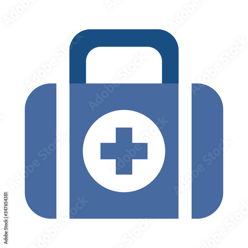 medical kit isolated style icon