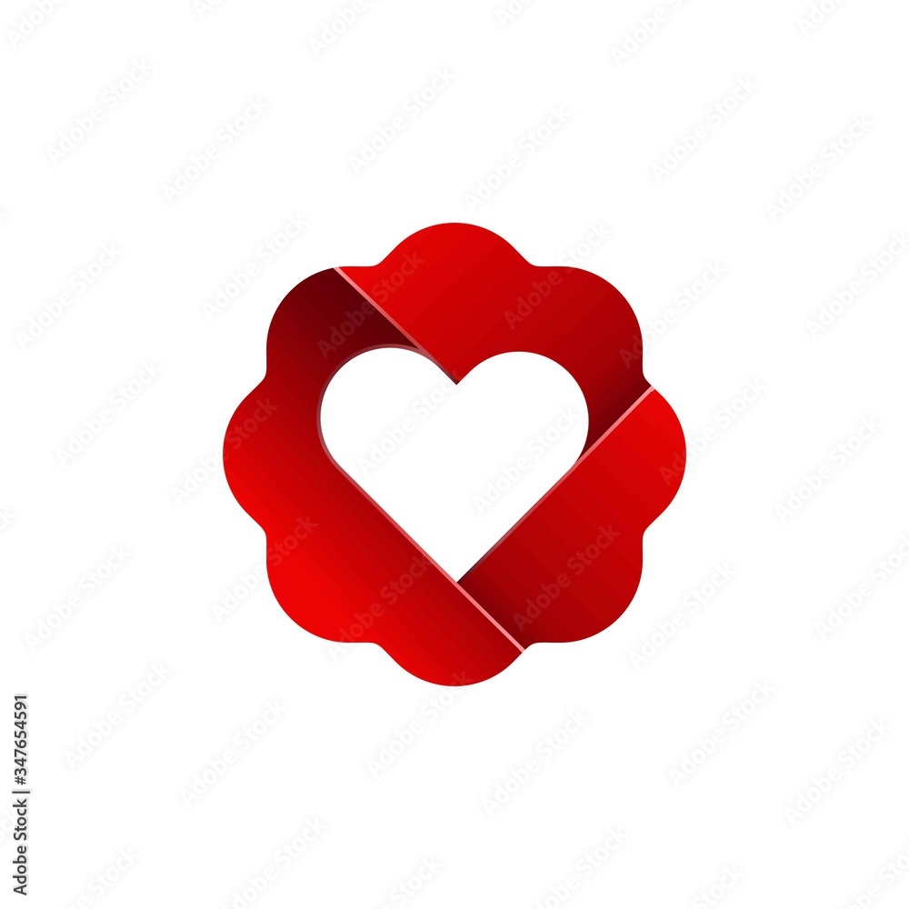 Heart logo vector design Heart logo vector design