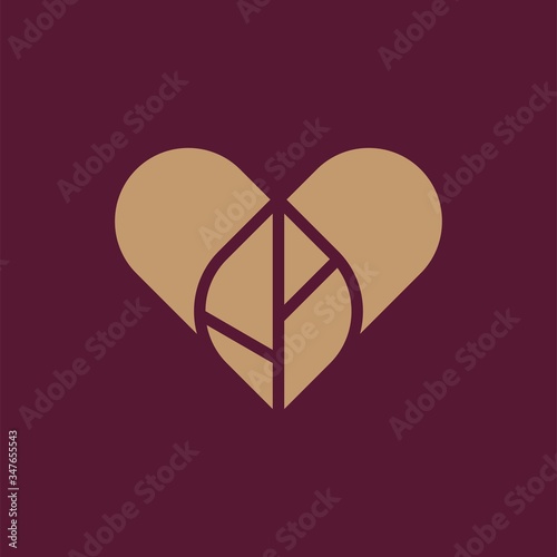Heart logo vector design