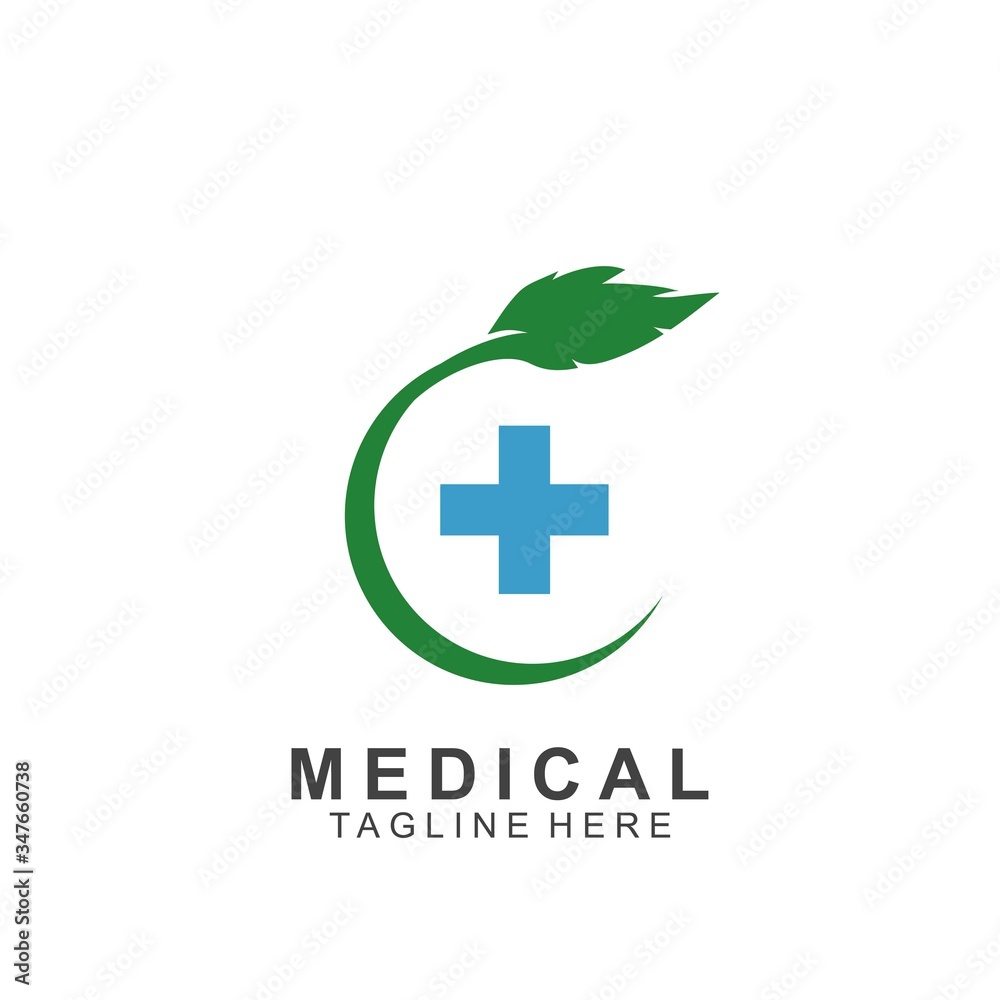 Health logo template design.Medical Cross logo design Health logo template design.Medical Cross logo design
