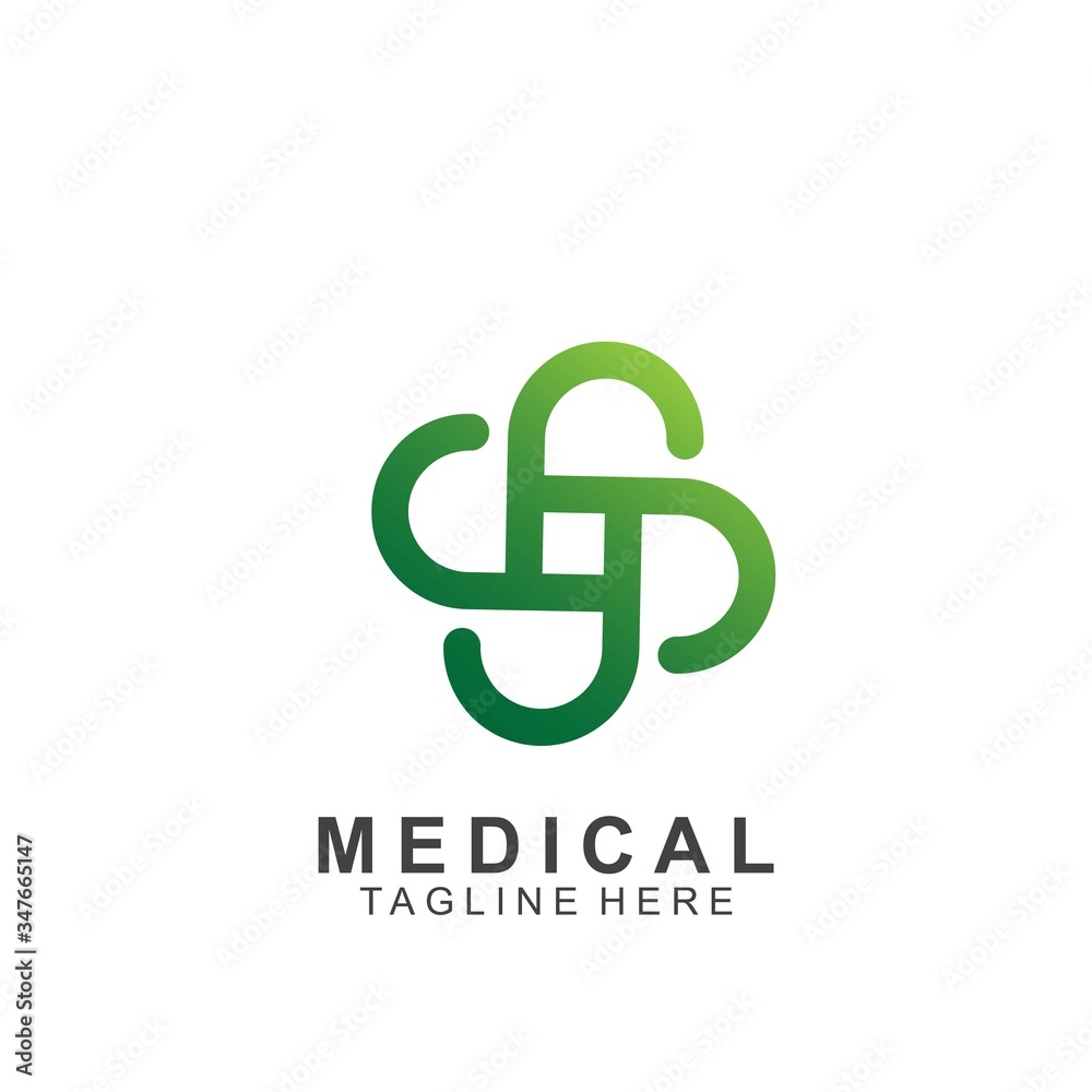 Obraz premium Health logo template design