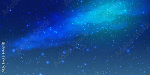 七夕　流れ星　夜空　背景
