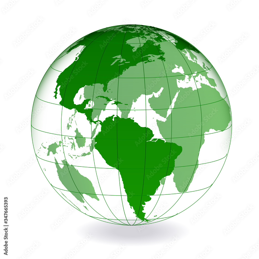 Obraz premium 地球 世界 地図 アイコン