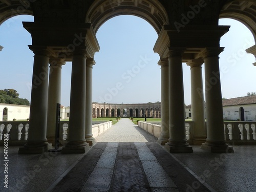 Mantua, Italy, Palazzo Te, View from Loggia